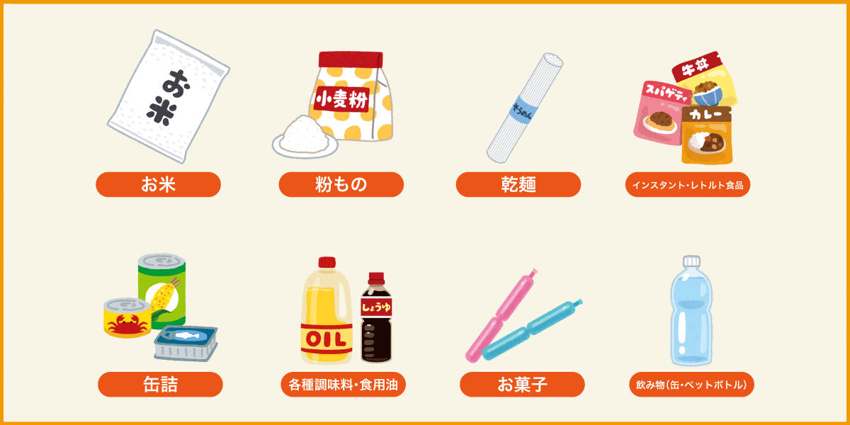 食品の条件