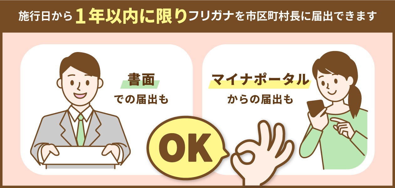 届出できます