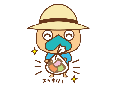 スリムになったゴミ袋