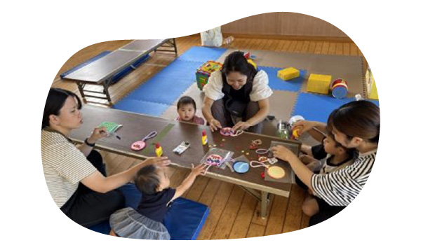 親子でワッペンづくり