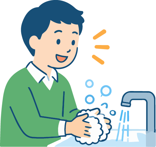手洗いのイラスト