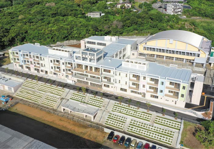 南城市の市街地の様子