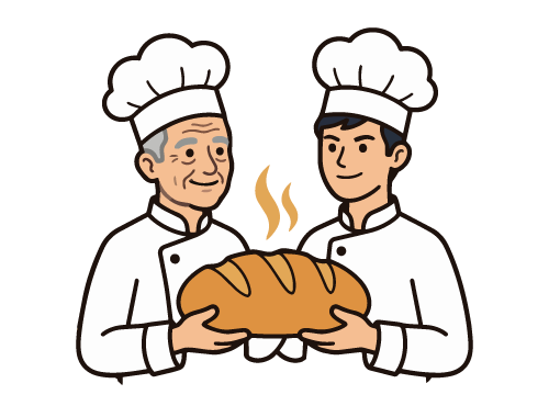 パン屋のイラスト