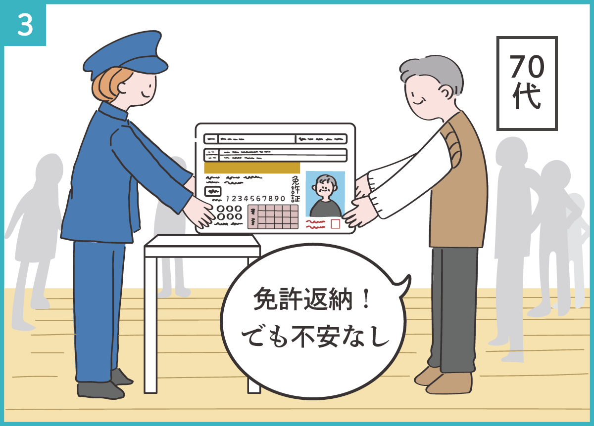 70代 免許返納！ でも不安なし