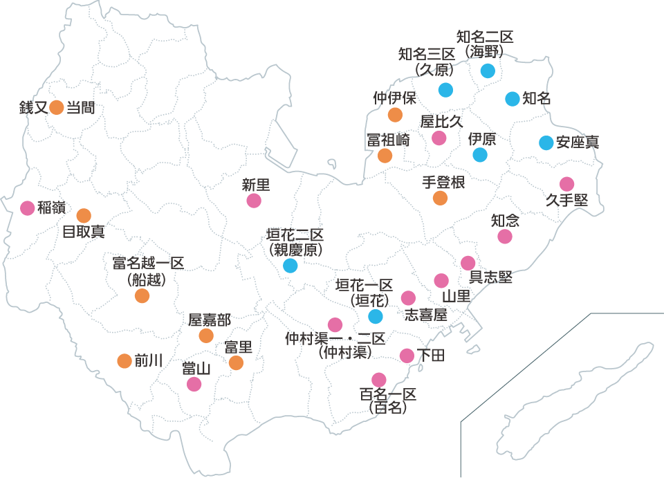 知念半島に開設された収容所