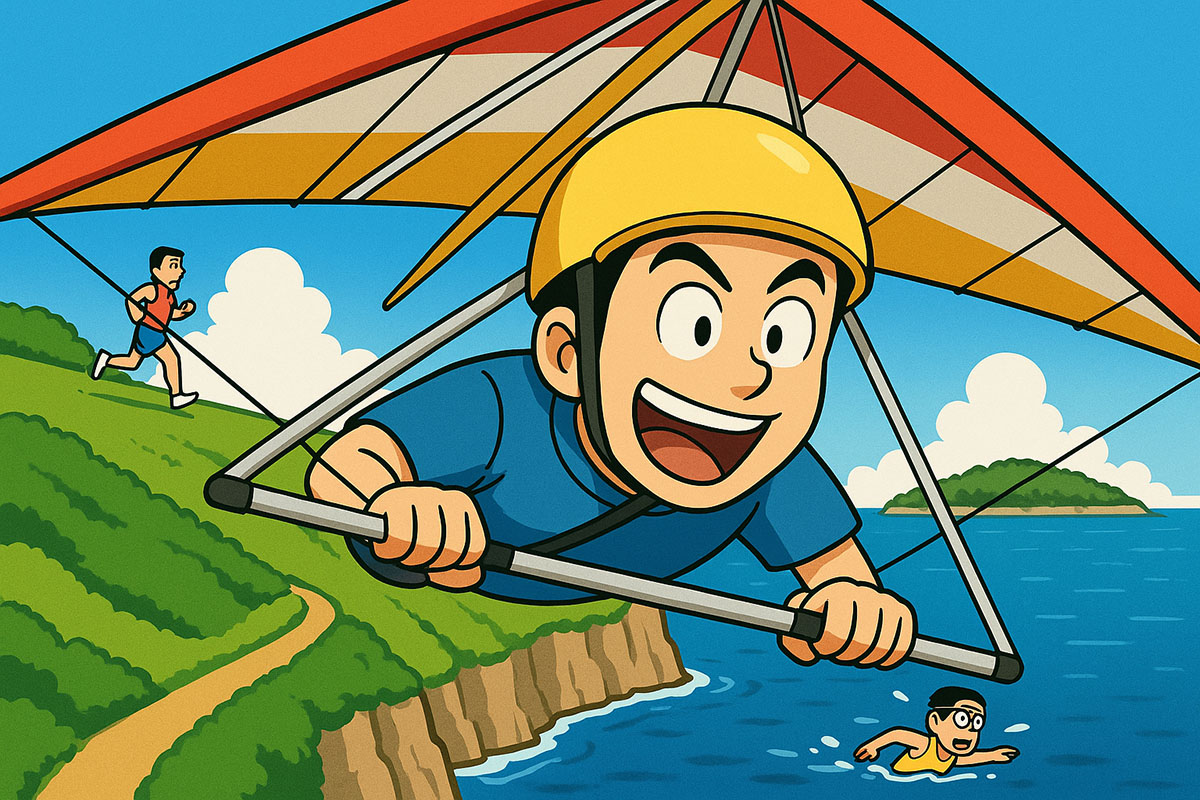 陸海空のトライアスロン？？ 「それくらい、アイデアを出し合ってほしい」と信ちゃん。