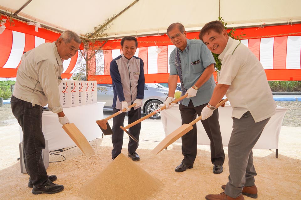 島尻消防八重瀬出張所建築工事安全祈願祭