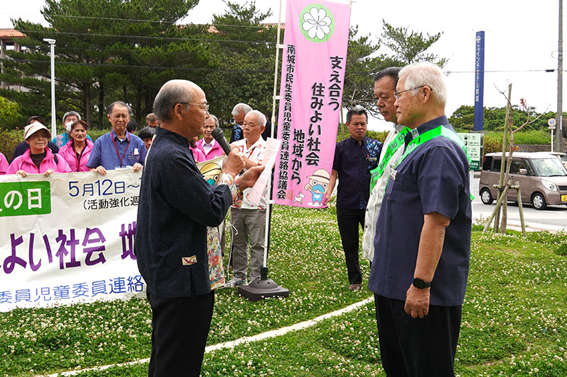 市長と社協会長が一日民生委員児童委員として友愛訪問（2023/05/15）