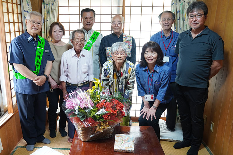 市長と社協会長が一日民生委員児童委員として友愛訪問（2023/05/15）