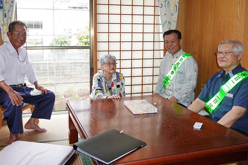 市長と社協会長が一日民生委員児童委員として友愛訪問（2023/05/15）