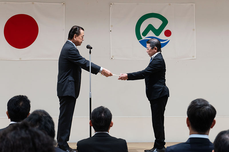 退職職員辞令交付式（2025/03/31）