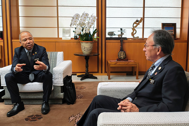 県知事を表敬訪問 南城市の重要課題を意見交換（2026/02/09）