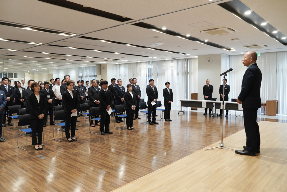 職員への新年度訓示