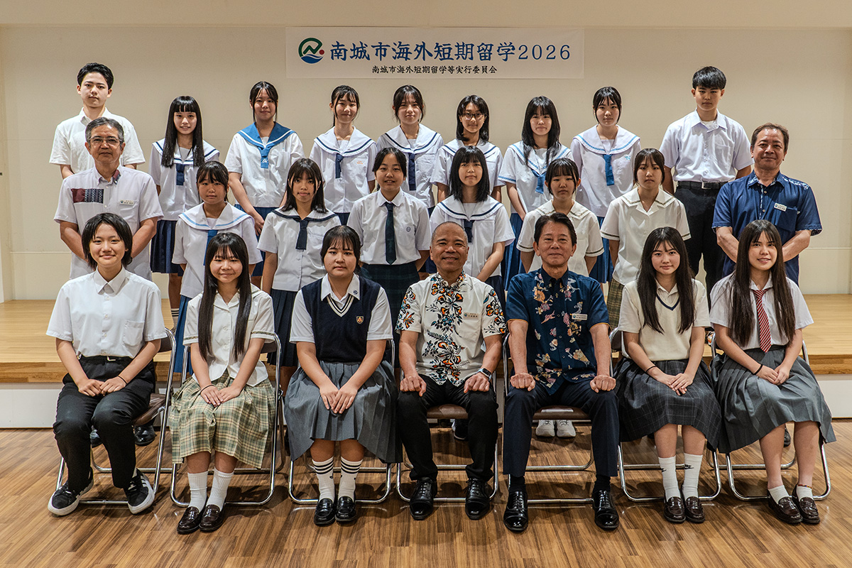 ワシントン州立大学へ短期留学する中高生を激励（2026/06/26）