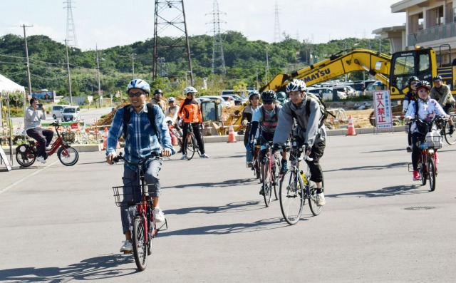 サイクリングで観光コースを開拓『ポタうま～い』開催（2018/12/15）