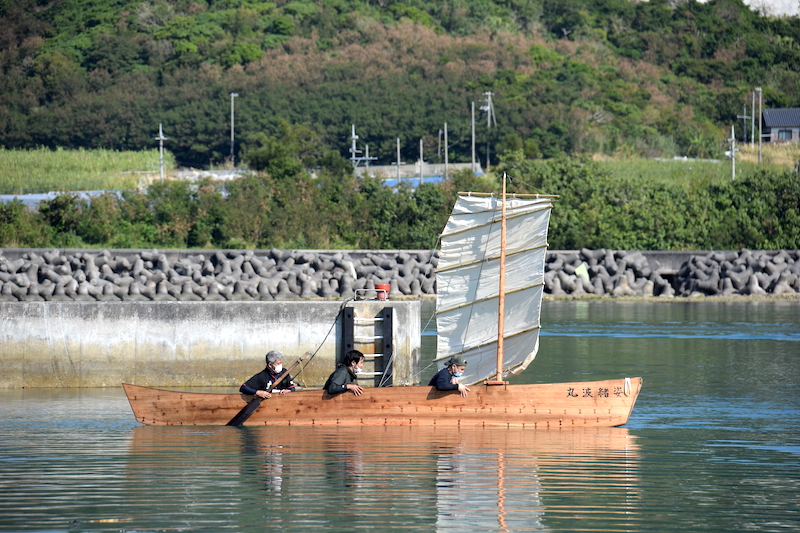 奥武島で伝統的なサバニが完成  （2021/02/20）