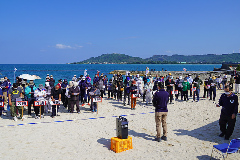 安全な「天の浜」を取り戻そう！ 津波古区が総決起大会（2022/02/28）