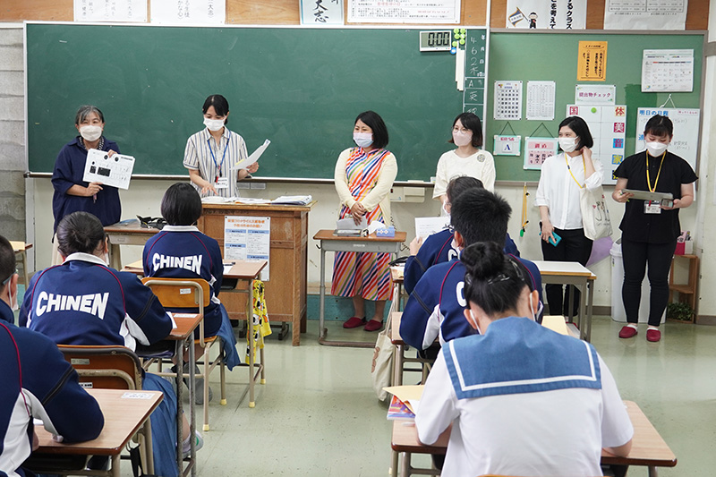 知念中で平和学習会 〜知念にある一家からみる沖縄戦〜（2022/06/02）