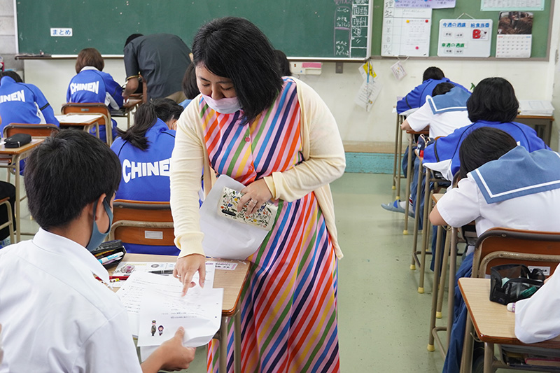 知念中で平和学習会 〜知念にある一家からみる沖縄戦〜（2022/06/02）