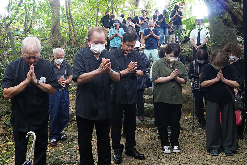 鎮魂と恒久平和を祈る。アブチラガマ慰霊祭（2023/06/23）