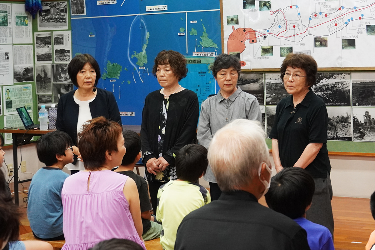アブチラガマで救われた命。元日本兵の日比野勝廣さんの娘が講話（2024/06/23）