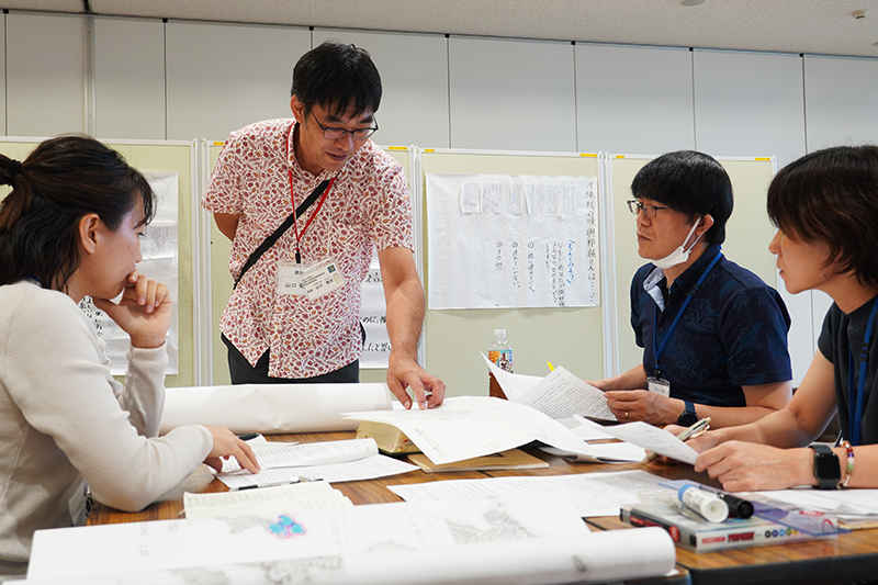 戦争体験証言を用いた教材開発。小中学校の教員がワークショップ（2024/08/01）