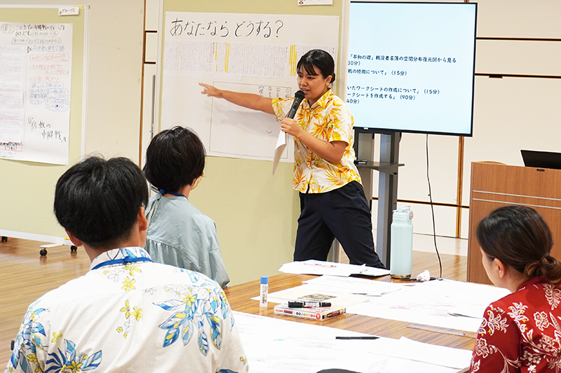 戦争体験証言を用いた教材開発。小中学校の教員がワークショップ（2024/08/01）