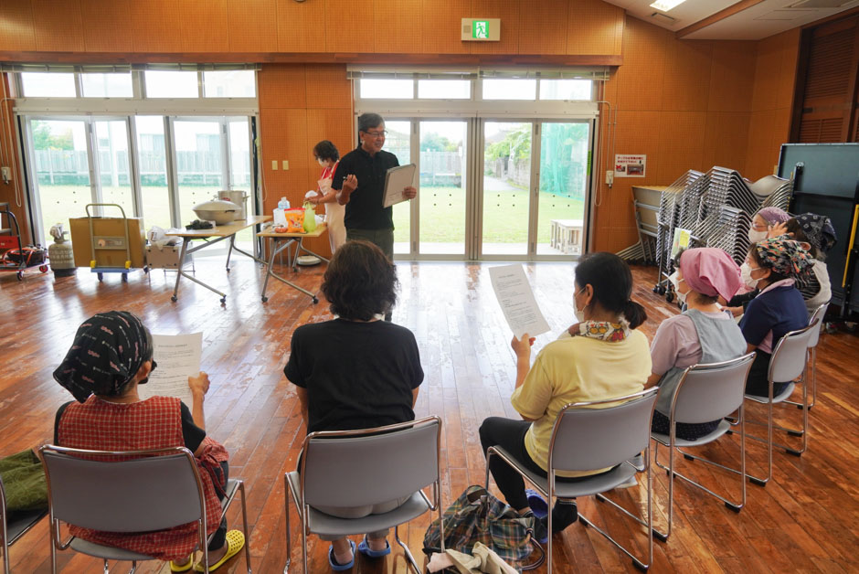 宮城区長から参加者へ想定シナリオの説明