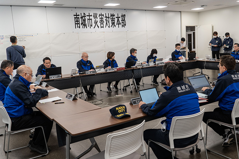 南城市総合防災訓練を実施（2025/01/26）