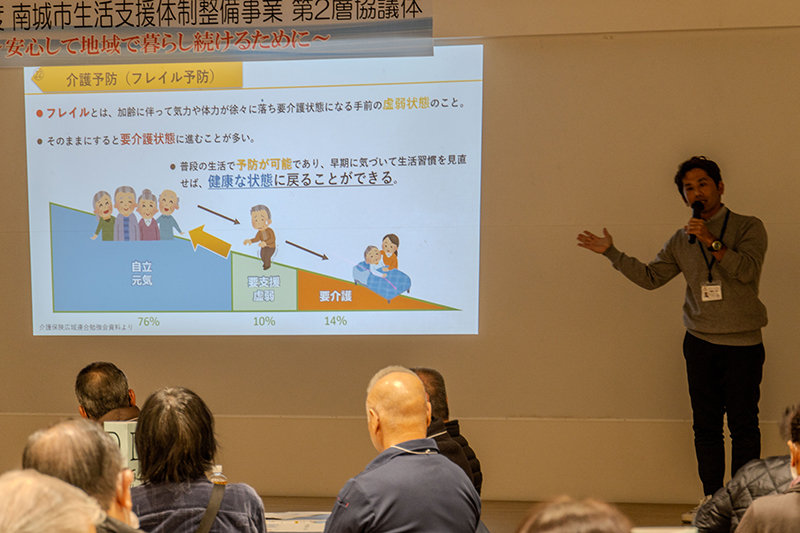 安心して地域で暮らし続けるために。「生活支援体制整備事業 第2層協議体」を開催（2025/01/28）