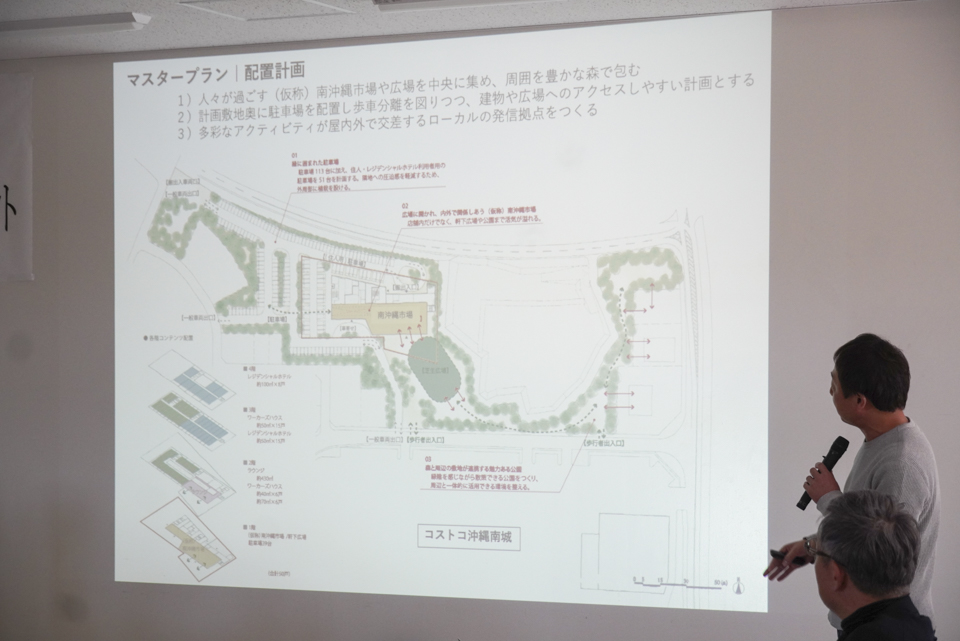 施設のイメージなどを説明