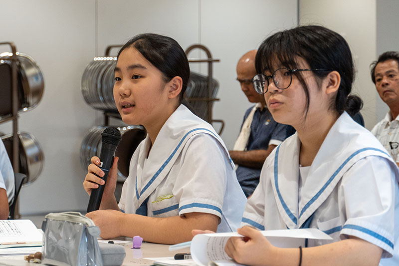 中学生がまちづくり案を審査  上がり太陽プラン事業プレゼンテーション(2025/05/24)