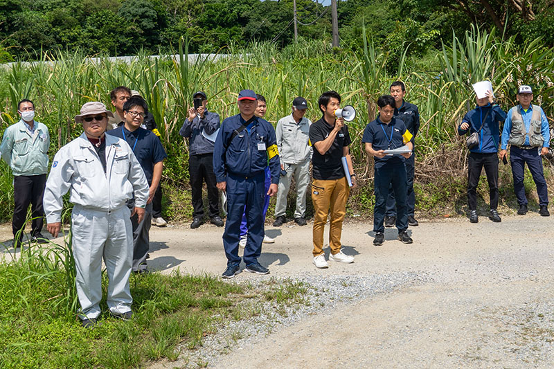 不法投棄等防止県下一斉パトロール＆ごみ清掃を南城市内で実施（2025/05/30）