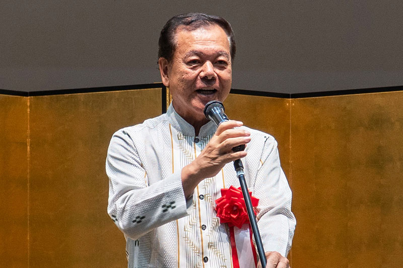 古謝市長が国保連合会から功労者表彰（2025/07/25）