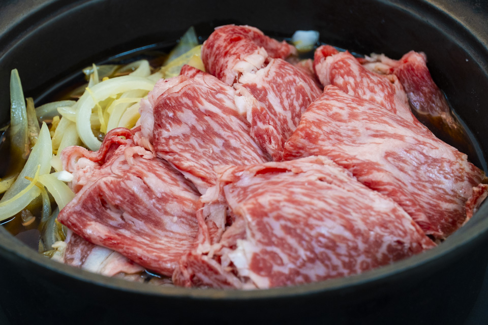 なんじょう和牛の「すき焼き」