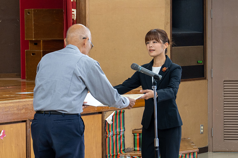 南城市議会議員選挙当選証書付与式（2025/11/12）