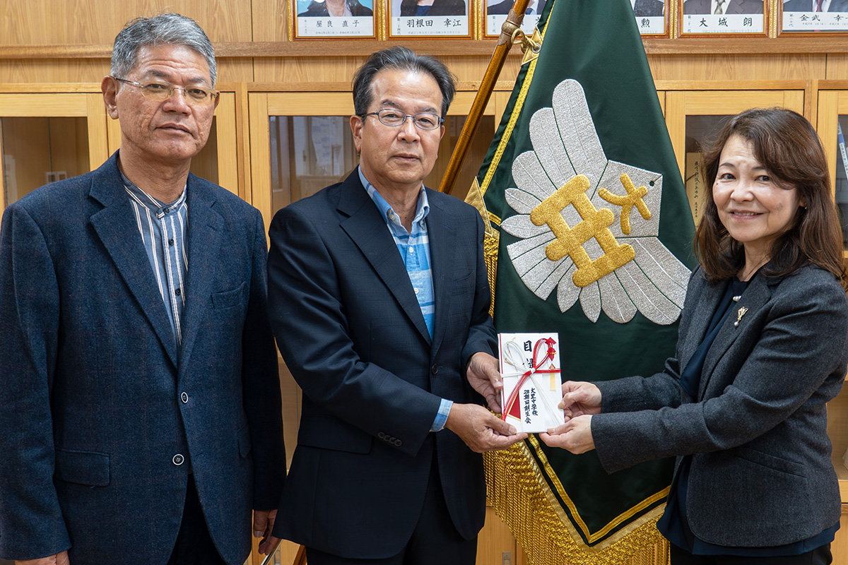 大里中28期生が卒業50年の節目に母校へ寄付（2026/02/18）