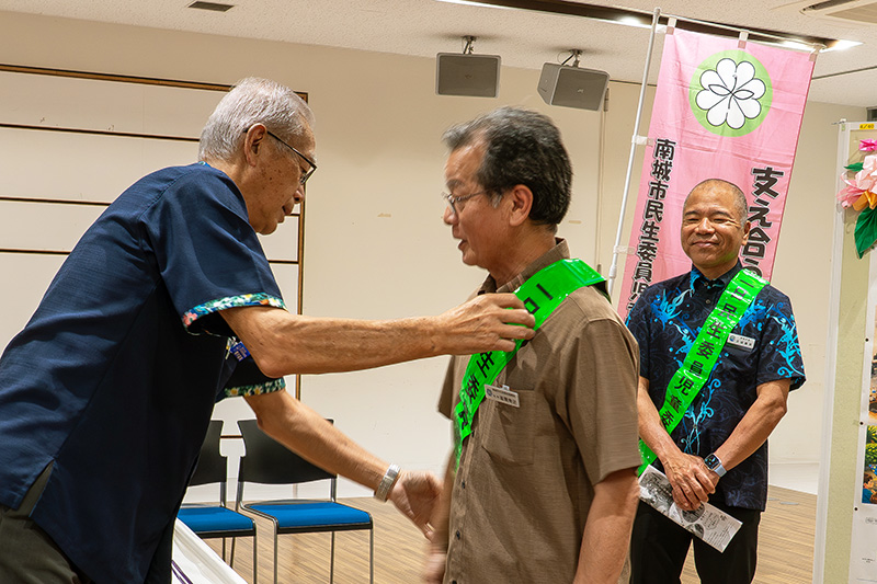 市長と社協会長が一日民生委員・児童委員として地域のミニデイを友愛訪問 （2026/05/12）